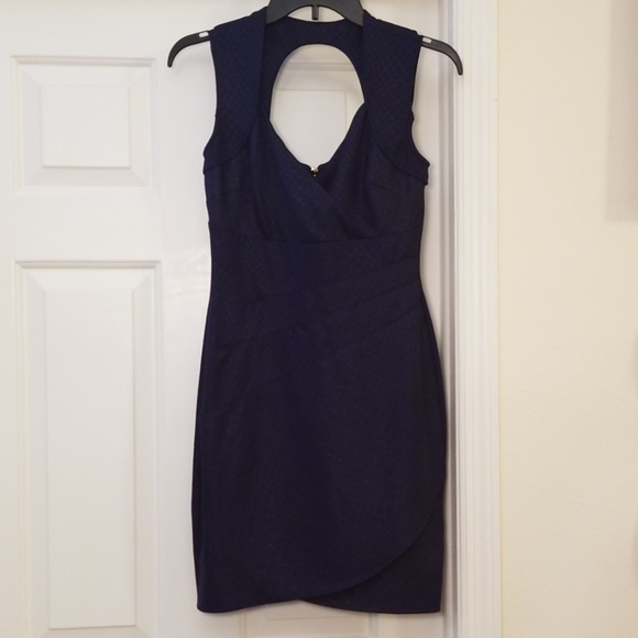 Guess Dresses & Skirts - Guess Snakeskin Design Navy Blue Mini Dress